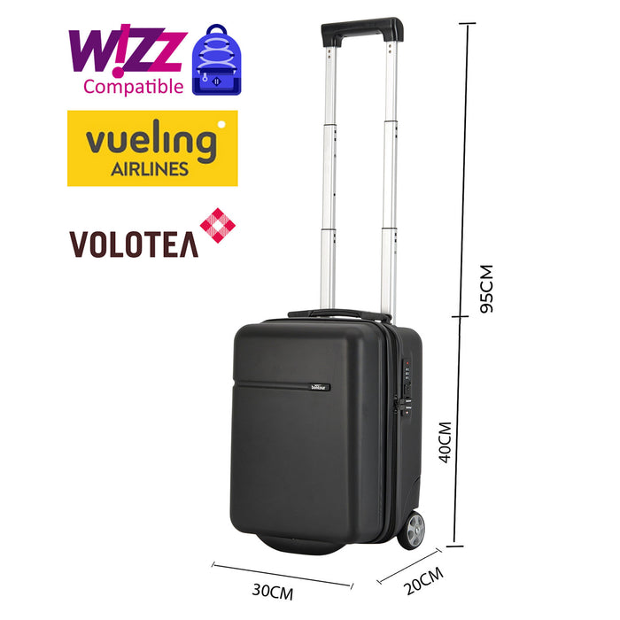 Mochila de viaje Vueling o Volotea 40x30x20 cm.