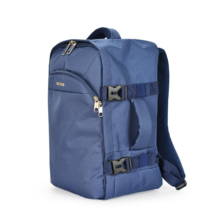 BONTOUR AIR Travel Backpack, WizzAir/Ryanair size 40x20x25cm, Blue