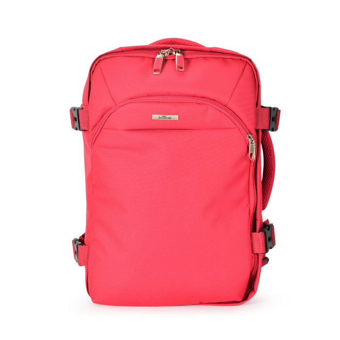 BONTOUR AIR Travel Backpack, WizzAir/Ryanair size 40x20x25cm, Red