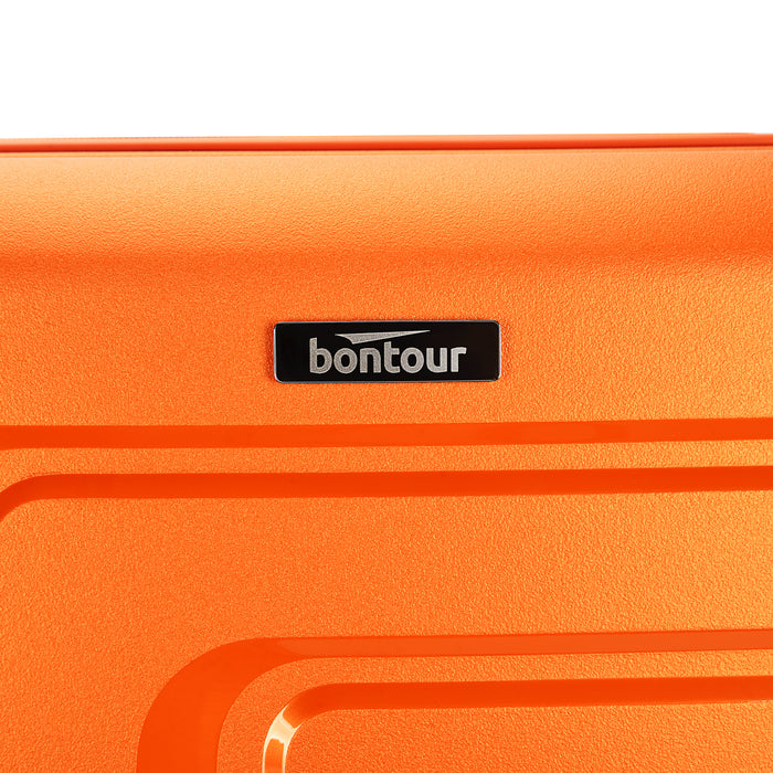 Bontour 'Charm' 4-wheeled cabin suitcase with TSA lock, 55x40x20cm, Sunset-Gold
