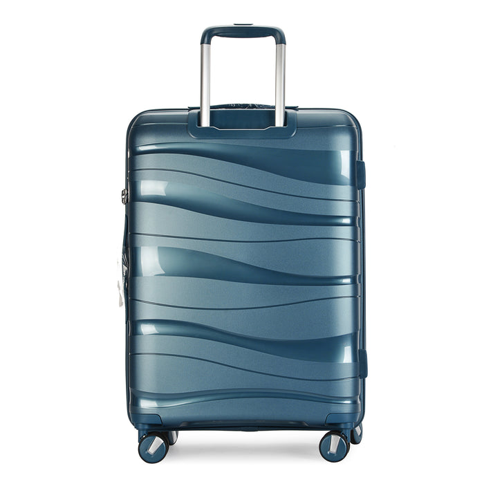 Bontour 'Flow' 4-wheeled suitcase with TSA lock, Medium Size  66x45x28 , Ice blue