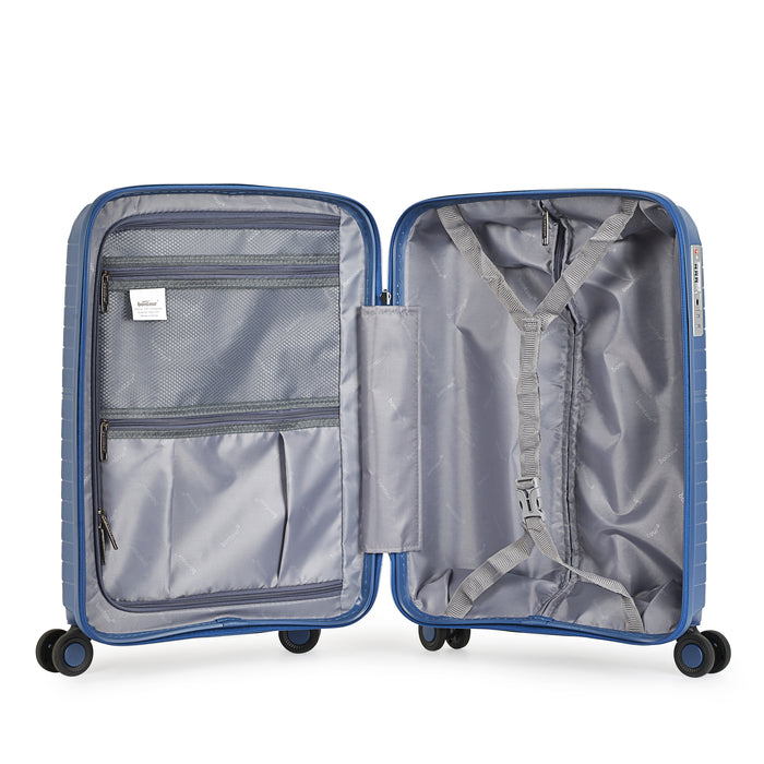 Bontour 'City' 4-wheeled suitcase with TSA lock, M Size 66x43x26 cm , blue