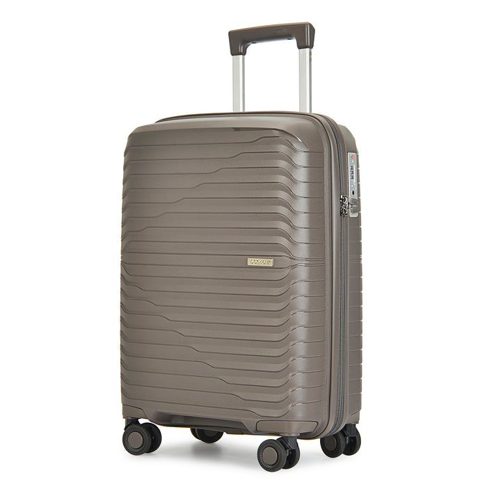 BONTOUR "City" 4-wheel suitcase 75x48x30  cm with TSA lock, size L, brown