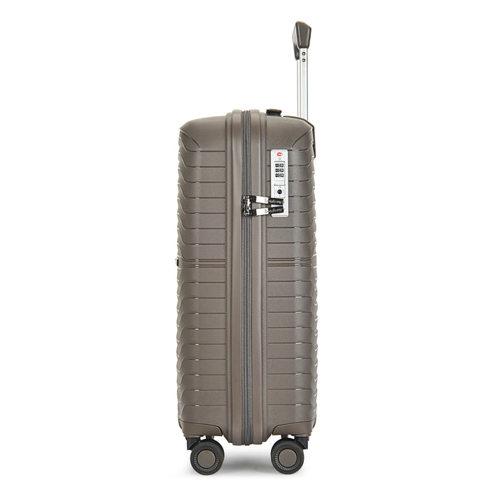 BONTOUR "City" 4-wheel suitcase 75x48x30  cm with TSA lock, size L, brown