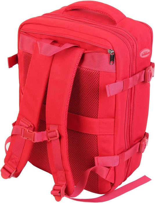 Wizzair-mochila de viaje para mujer, bolsa informal de gran capacidad,  impermeable, para ordenador portátil, 40x30x20