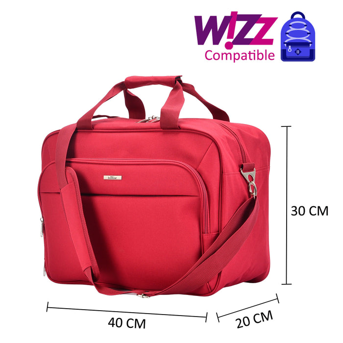 Bontour AIR Traveling bag, Wizzair cabin bag 40x30x20 cm Red