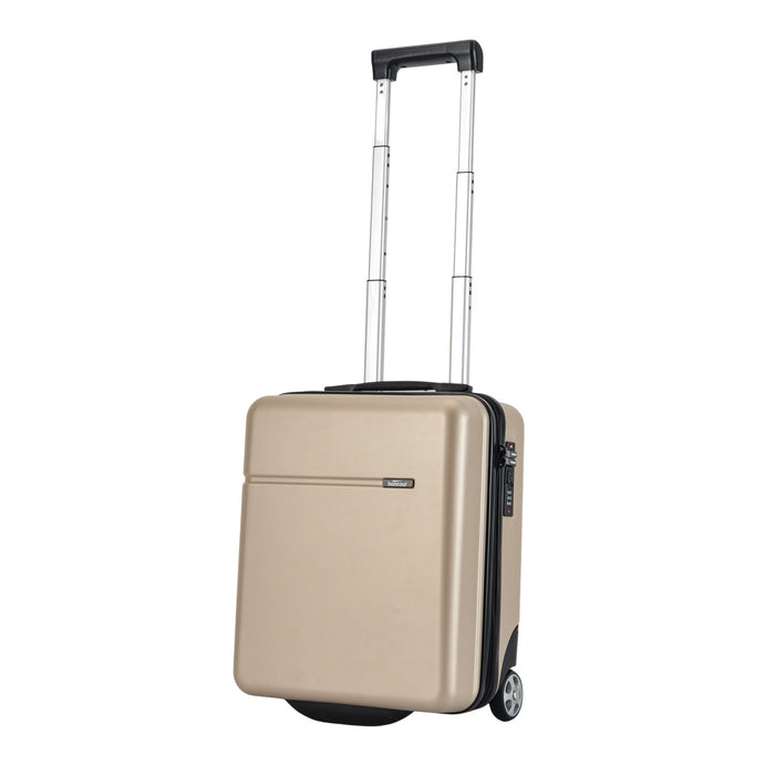BONTOUR CabinOne Carry-On Suitcase for EasyJet (45x36x20 cm, Champagne Color)